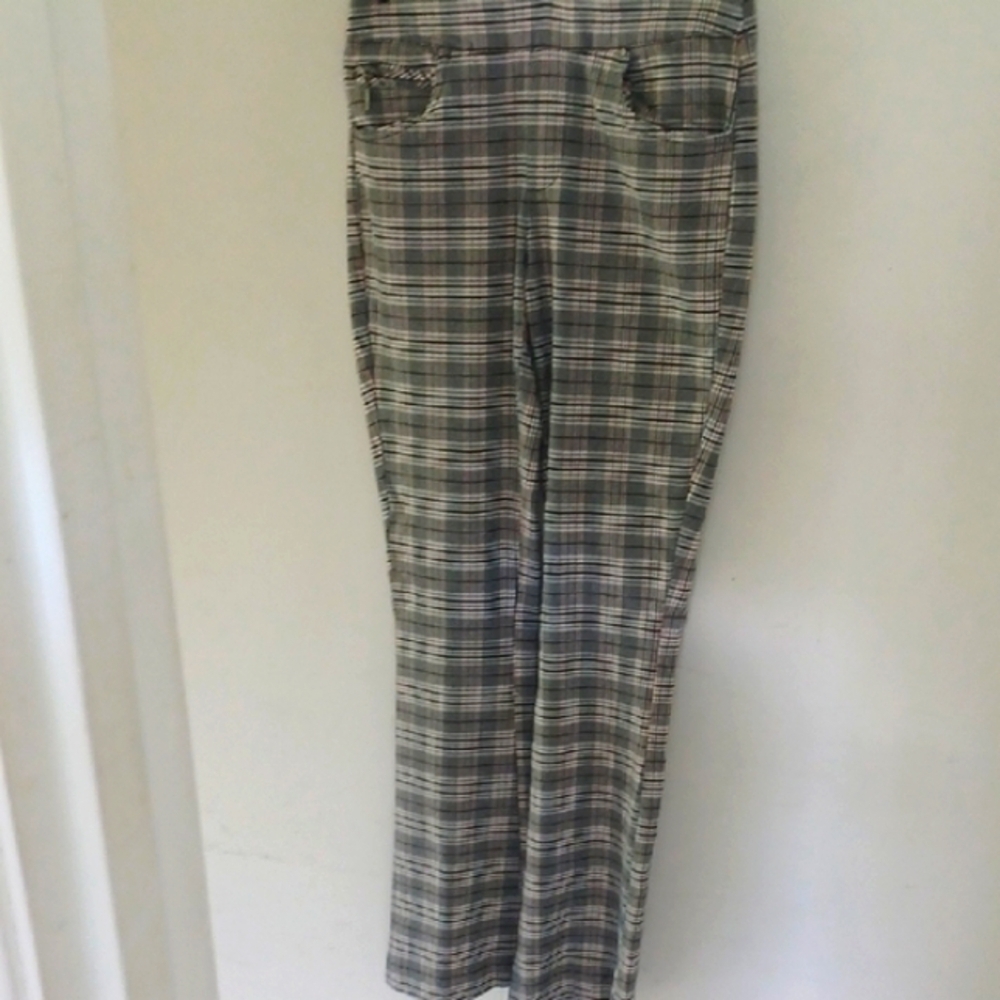 Cato Plaid Mid-Rise Waisted Pants - Picture 3 of 5